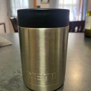 YETI Rambler 12 oz Colster 2.0 Steel Gray BPA Free Can Insulator